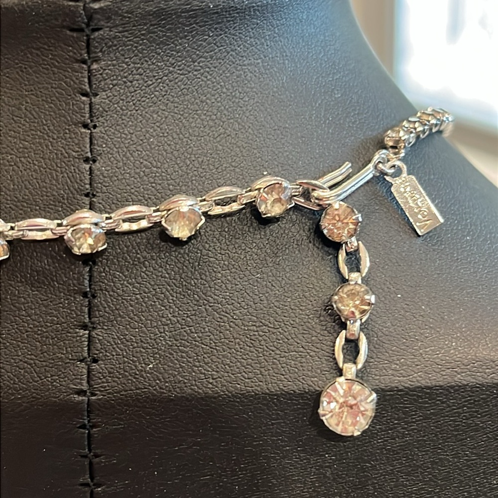 Volupte Vintage Rhinestone Necklace & Screw Back Earring Set. Beyond Exquisite. - Picture 7 of 16